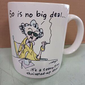 Maxine Hallmark Coffee Cup "50 Is No Big Deal... it's A Teen Tiny Shriveled Up D